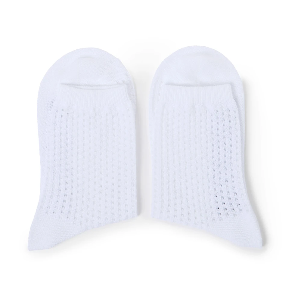 Iceberg Witte geperforeerde sokken met contrasterend jacquard-logo White Dames