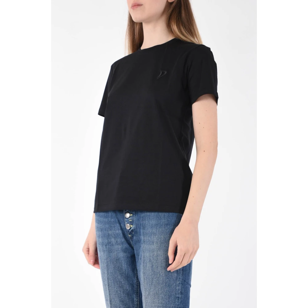 Dondup T-Shirts Black Dames