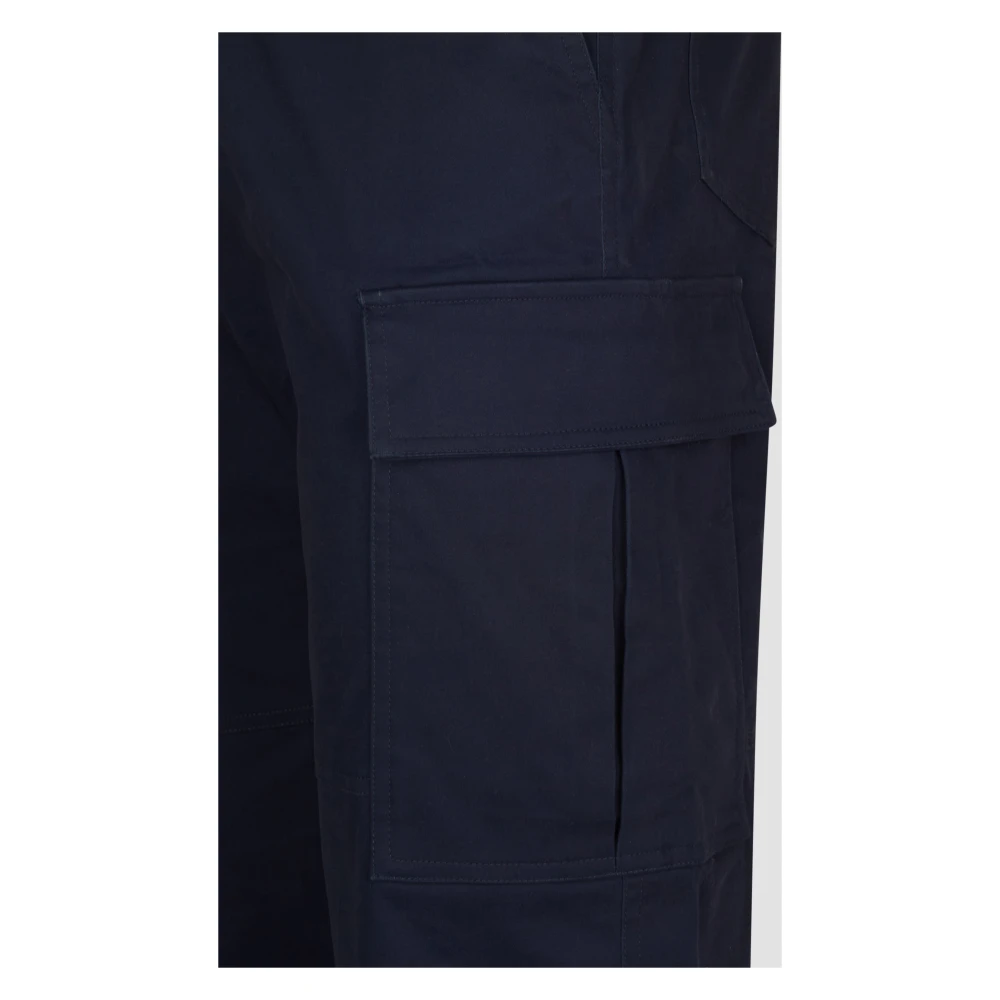 add Broek IN Katoen Stretch Blue Heren