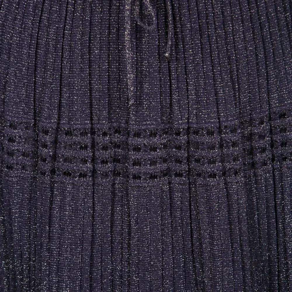 Missoni Pre-owned Knit bottoms Purple Dames