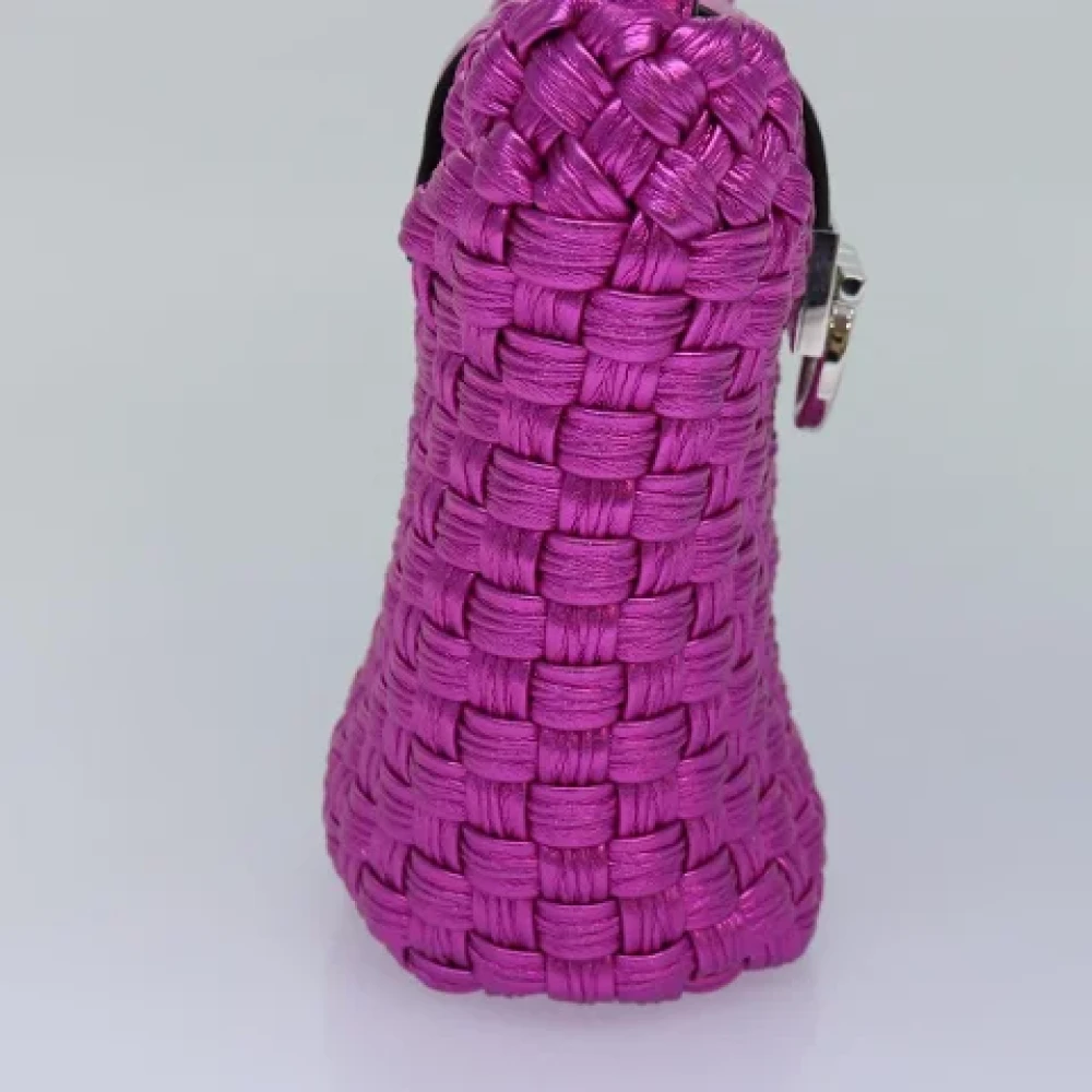 Salvatore Ferragamo Pre-owned Leather shoulder-bags Pink Dames
