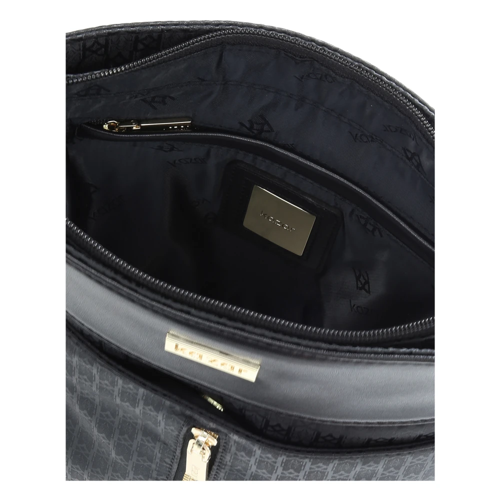 Kazar Dames zwarte messenger tas Black Dames