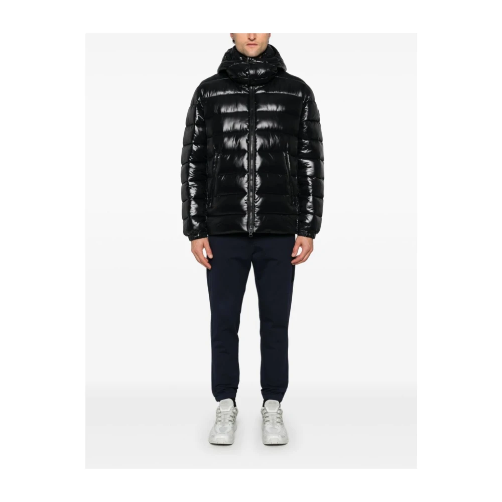 Save The Duck Korte Gewatteerde Nero Jas Aw24 Black Heren