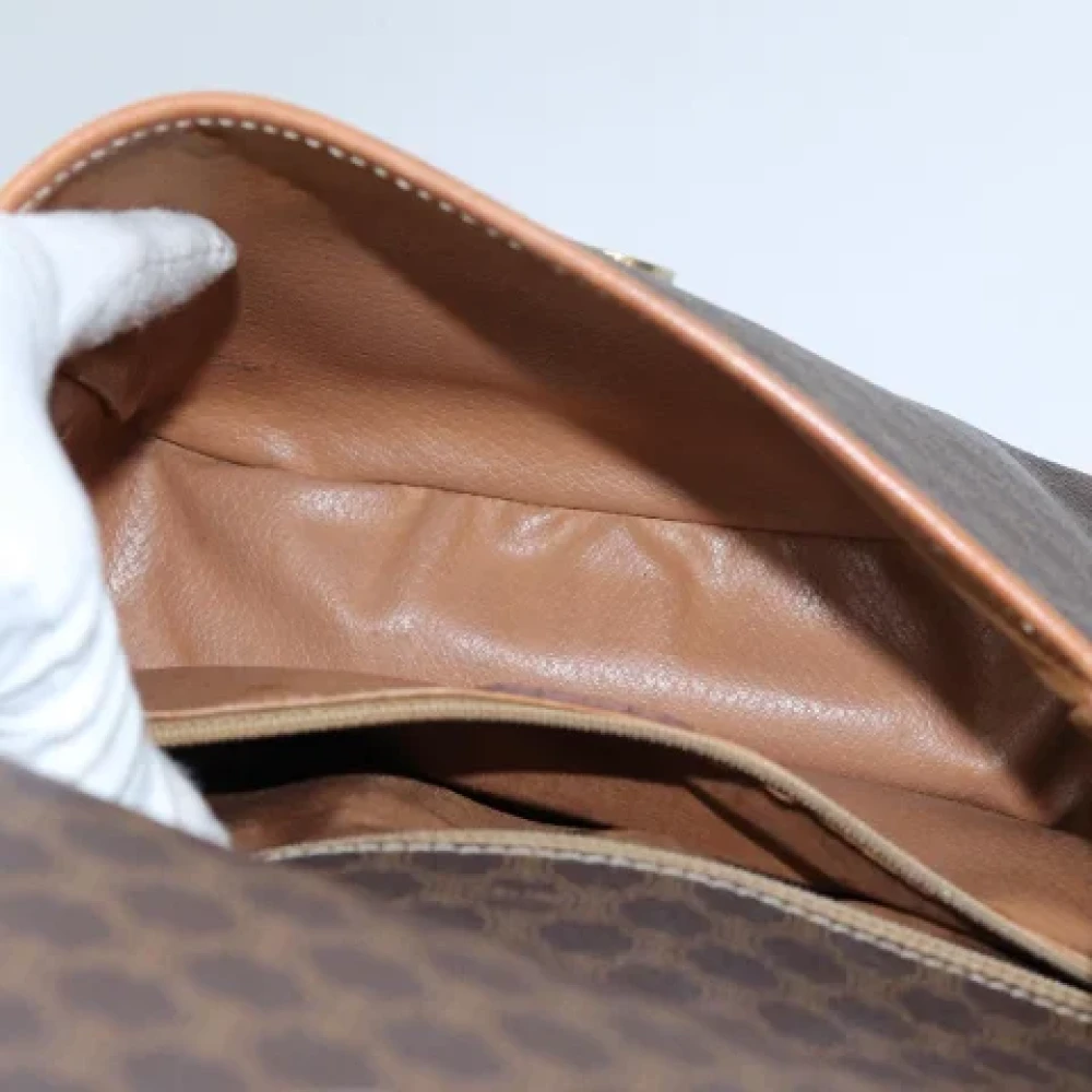 Celine Vintage Pre-owned Canvas celine-bags Brown Dames