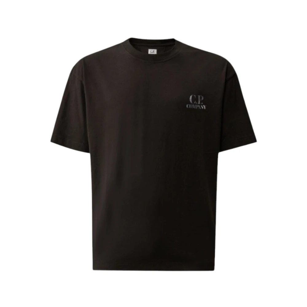 C.p. Company Men's Blue T-Shirts, Xl, 30/1 Jersey Comfort Logo T-Shirt