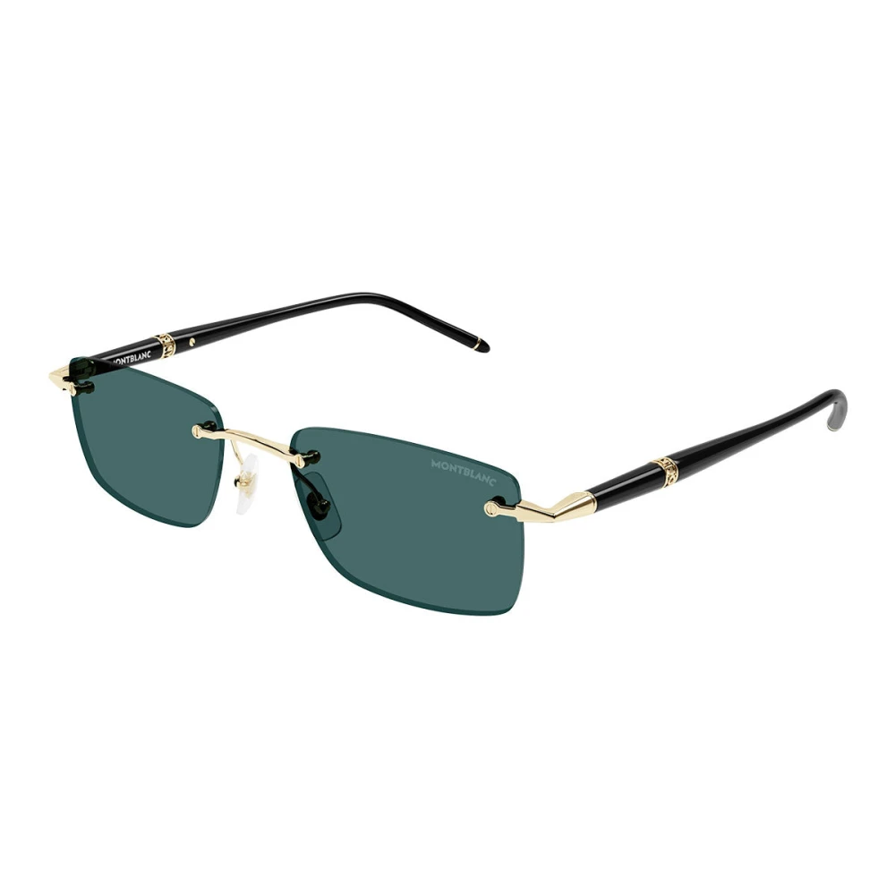 Montblanc Unisex Yellow Sunglasses, 53 Mm, Rectangular Sunglasses