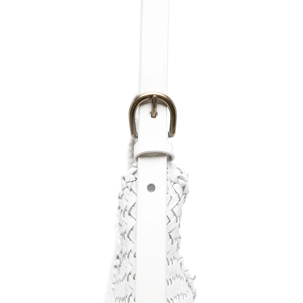 Dragon Diffusion Witte Schoudertas met Magnetische Sluiting White Dames