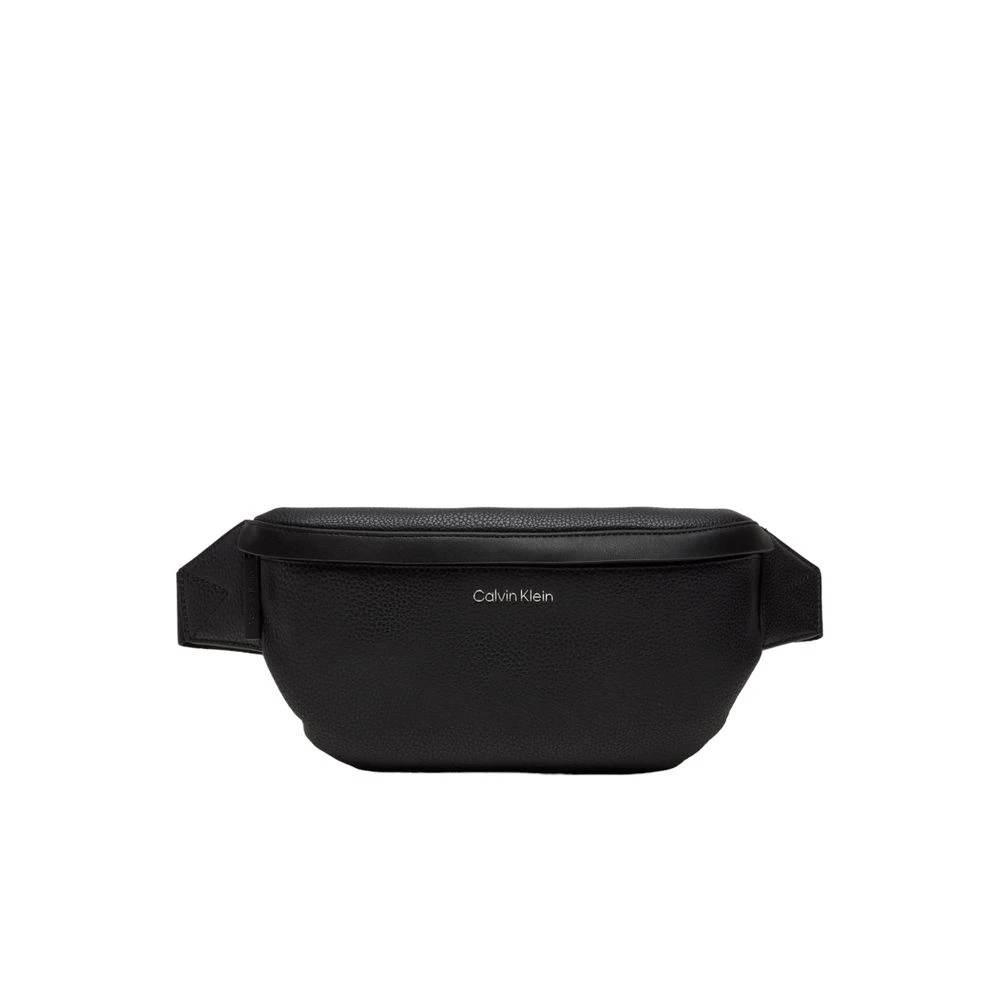 Calvin Klein Zwarte herentas van gerecycled polyester Black Heren