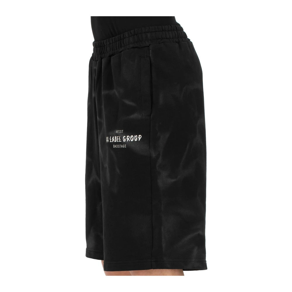 44 Label Group Shorts de sport décontractés pour hommes Black Heren
