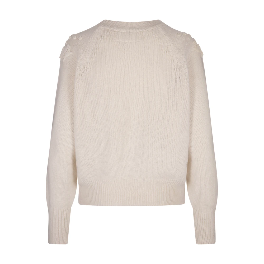 Ermanno Scervino Witte Trui met Etnisch Motief White Dames