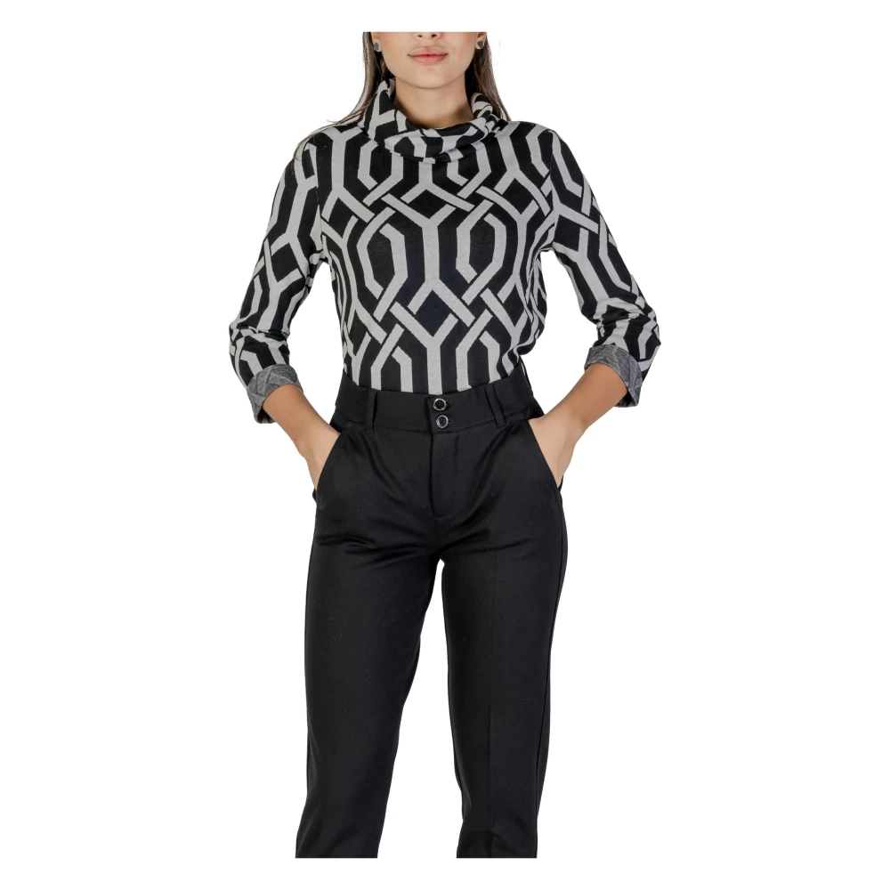 Street One Herfst Winter Dames Gebreide Kleding Collectie Black Dames