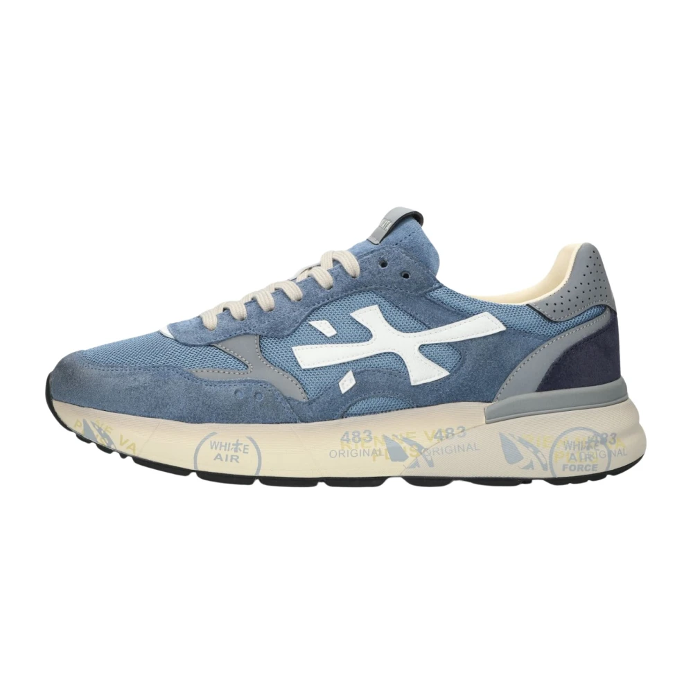 Premiata Men's Blue Sneakers, 9 Uk, Mick Trainers