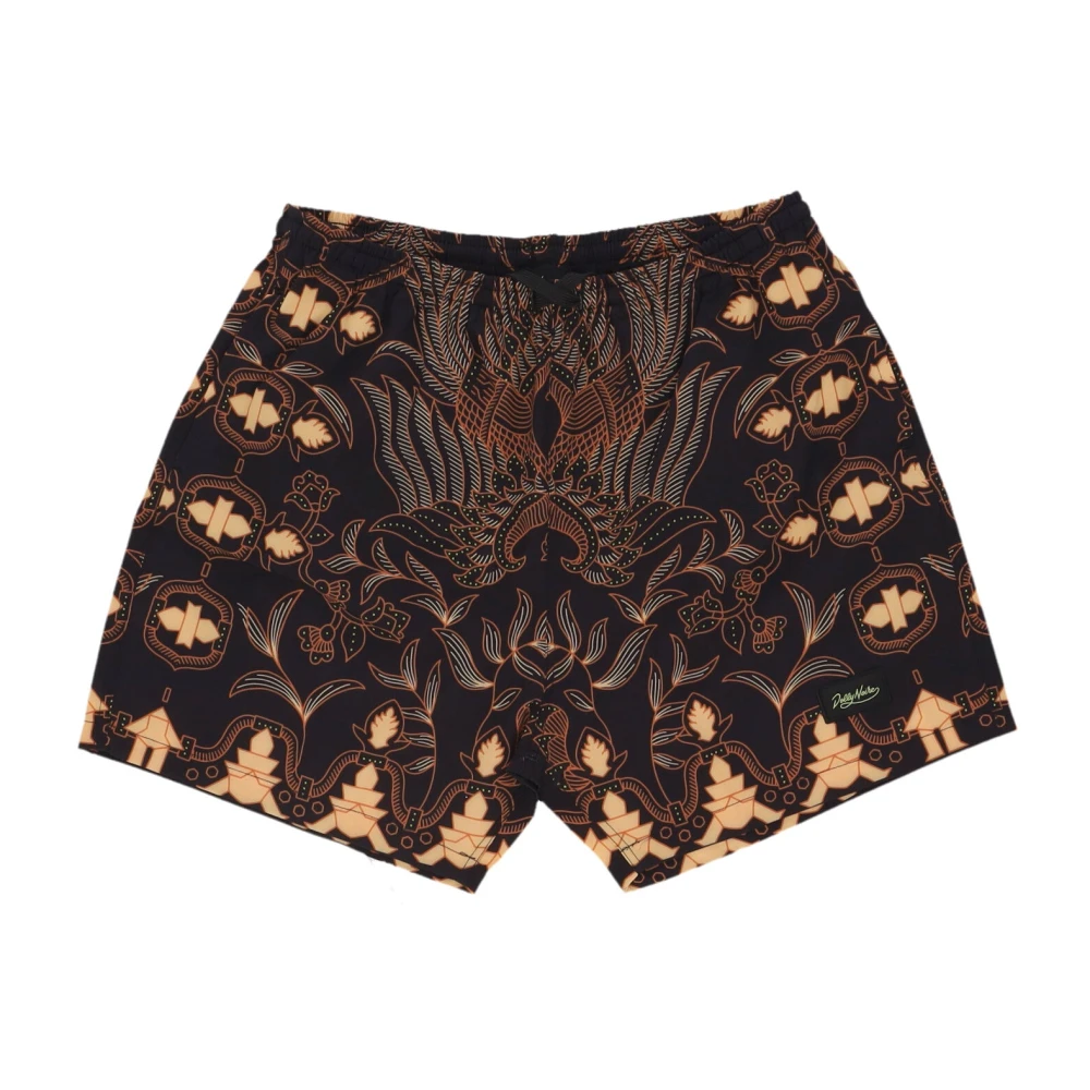 Dolly Noire Men's Brown Swimshorts With Internal Retina - Beachwear - S - Swimwear