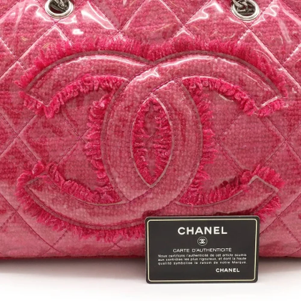 Chanel Vintage Pre-owned Plastic totes Pink Dames