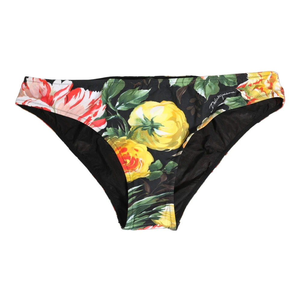Dolce & Gabbana Multicolor Bikini Bottom - Female - Bikinis - Xs - Swimwear