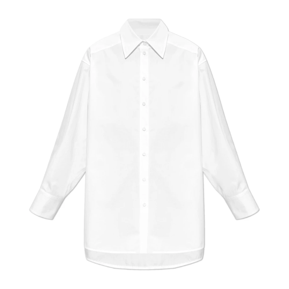 Jil Sander Shirt met uitsparingen White Dames