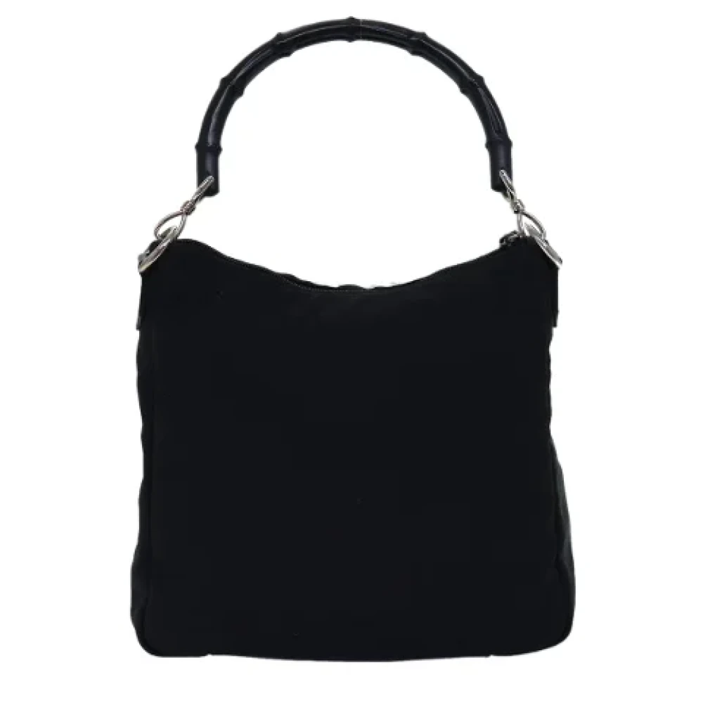 Gucci Vintage Pre-owned Fabric gucci-bags Black Dames
