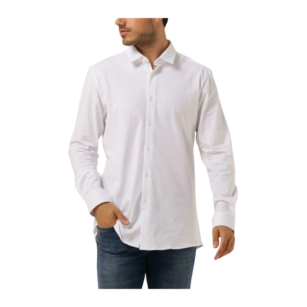 Hugo Boss Klassiek Wit Overhemd voor Mannen White Heren