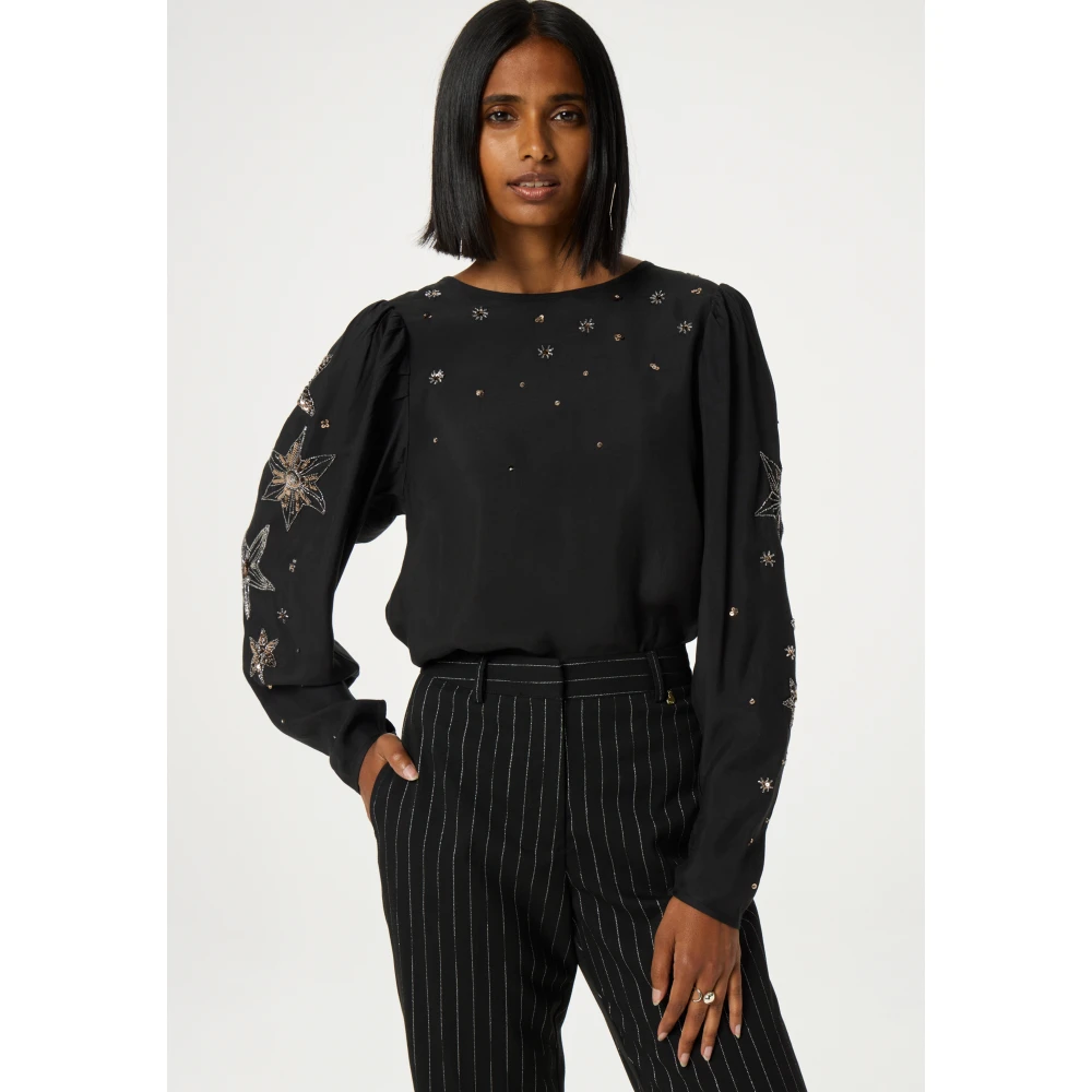 Fabienne Chapot Raja Beaded Top Black Dames