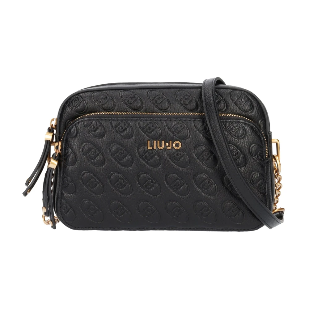 Liu Jo Stijlvolle Schoudertas met Ritssluiting Black Dames