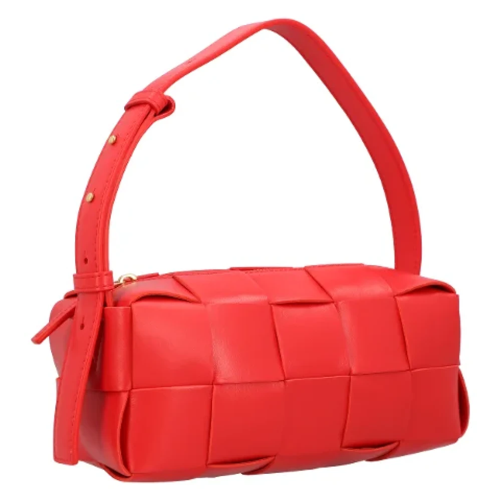 Bottega Veneta Leather shoulder-bags Red Dames