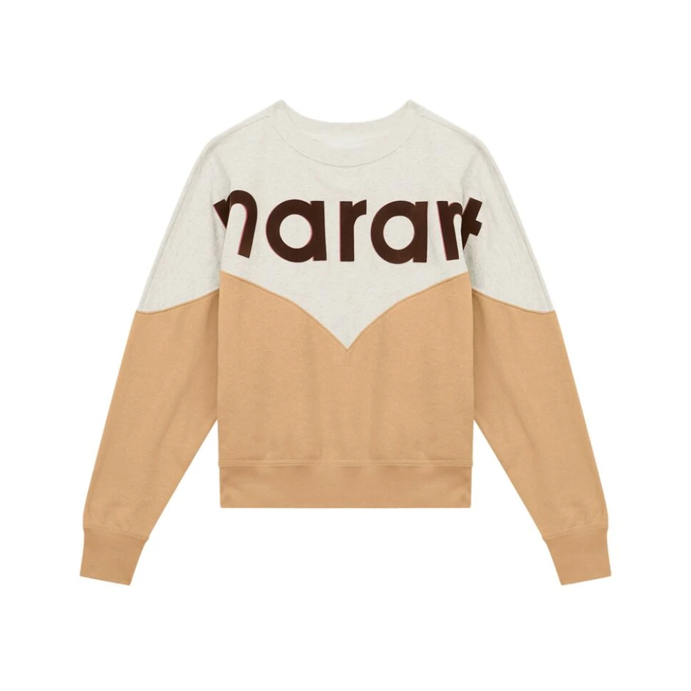 Isabel Marant Étoile Color-blocked Logo Print Sweatshirt Multicolor Dames