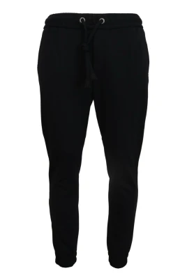 Svarta Sport Ull Sweatpants