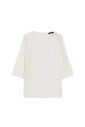 blouse-a-col-rond-avec-empiecement-en-jersey