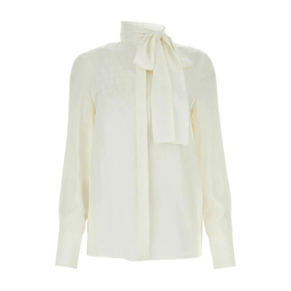 Valentino Garavani Stijlvolle shirt met uniek ontwerp Beige Dames