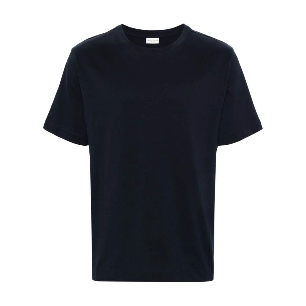 Dries Van Noten Navy Hertz 8600 M.K.T-Shirt Blue Heren