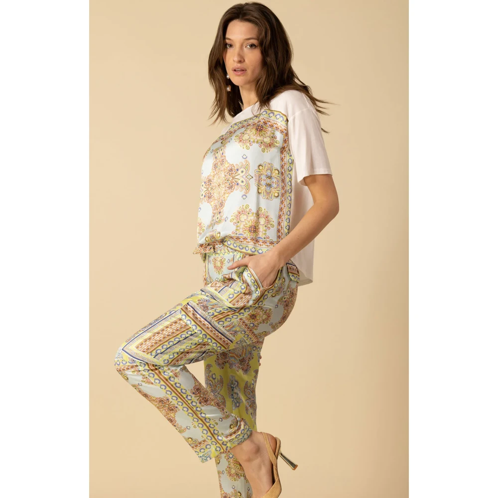 Hale Bob Turquoise T-shirt Multicolor Dames