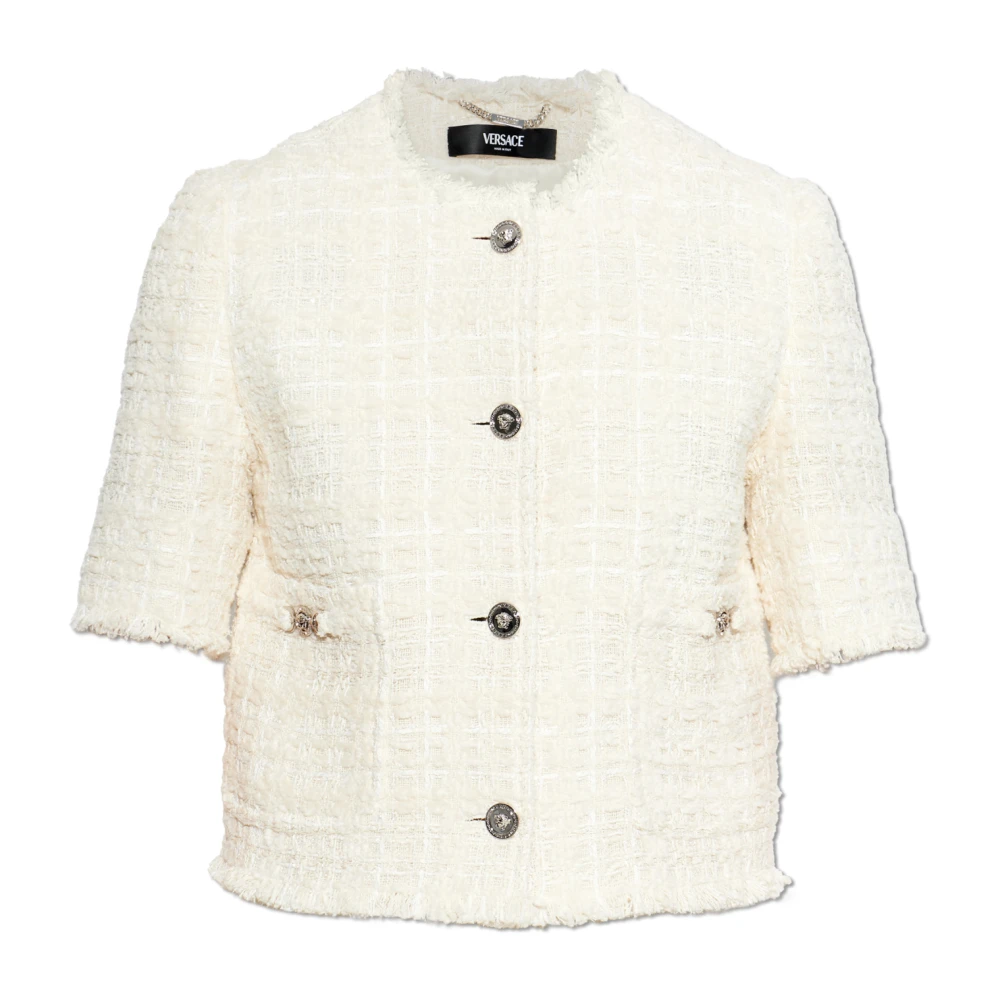 Versace Mujer Beige Chaquetas, Talla: S