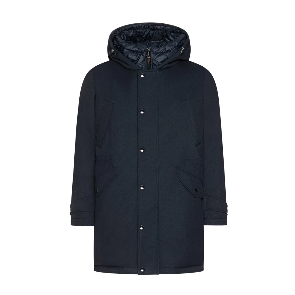 Windsor Parka met capuchon en donsisolatie Blue Heren