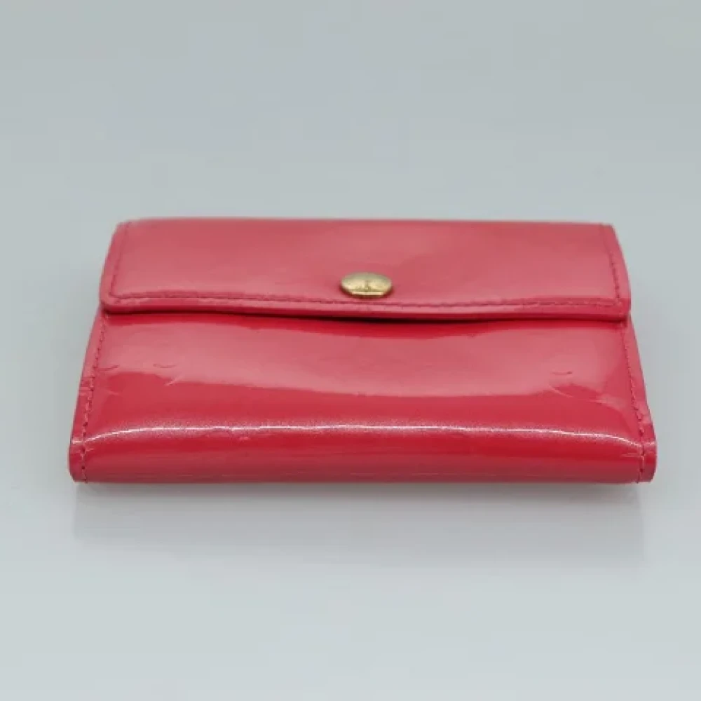 Louis Vuitton Vintage Pre-owned Leather wallets Pink Dames