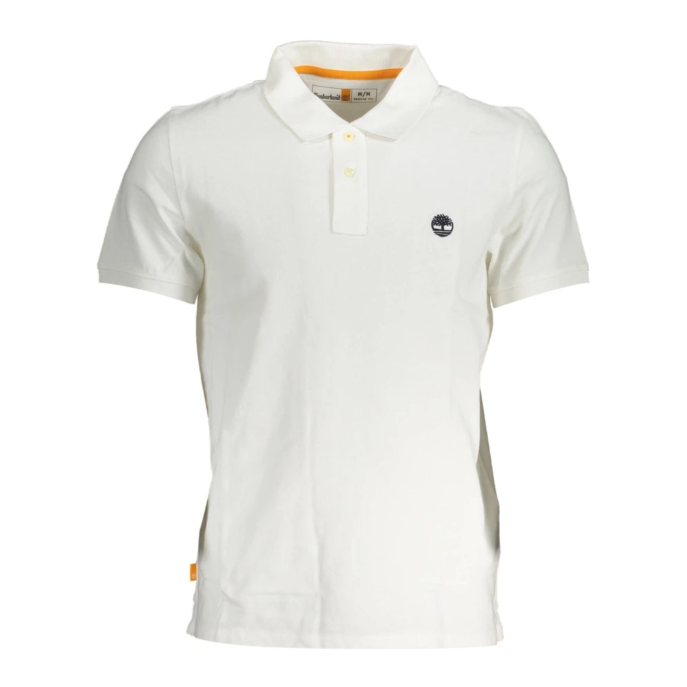 Timberland Men's White Elegant Cotton Polo Shirt - Polo Shirts - Xl - Tops