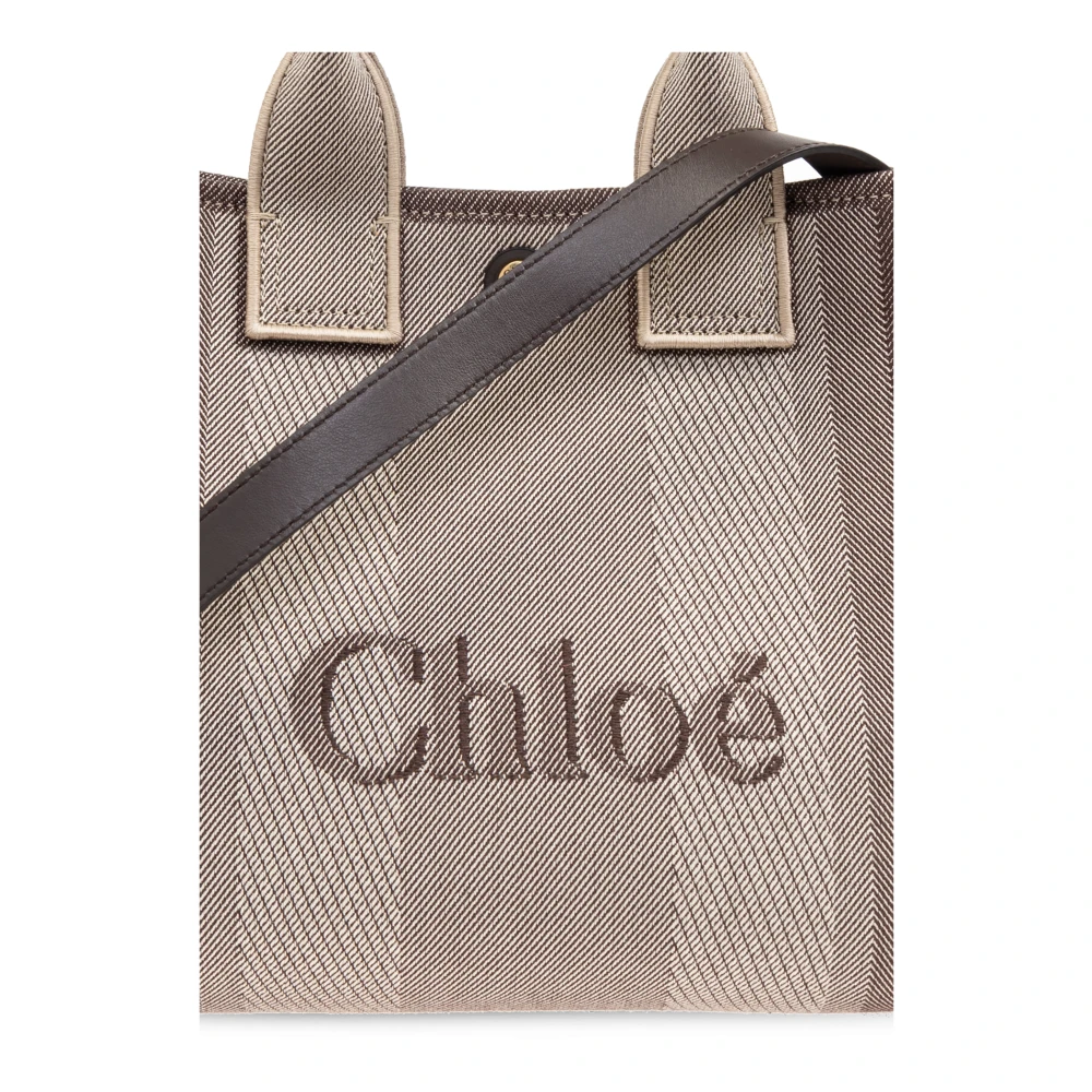 Chloé Handtas Draag Klein Beige Dames