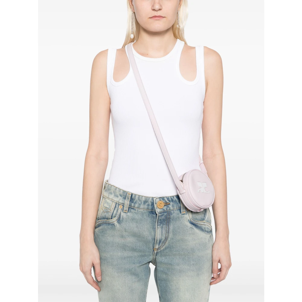 Courrèges Cirkel Tas Herontwerp Pink Dames