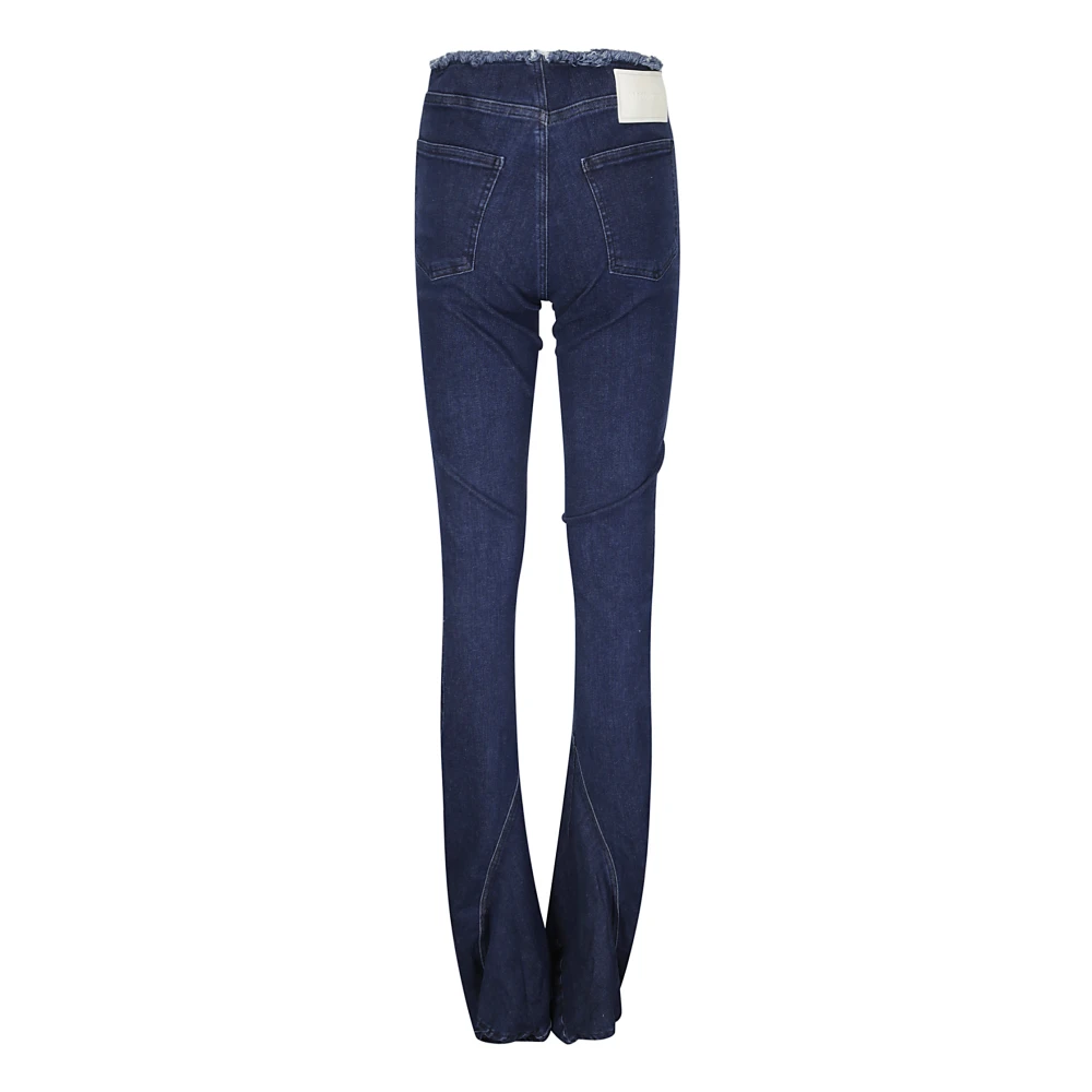 Ottolinger Raw Blue Denim Broek Aw24 Blue Dames