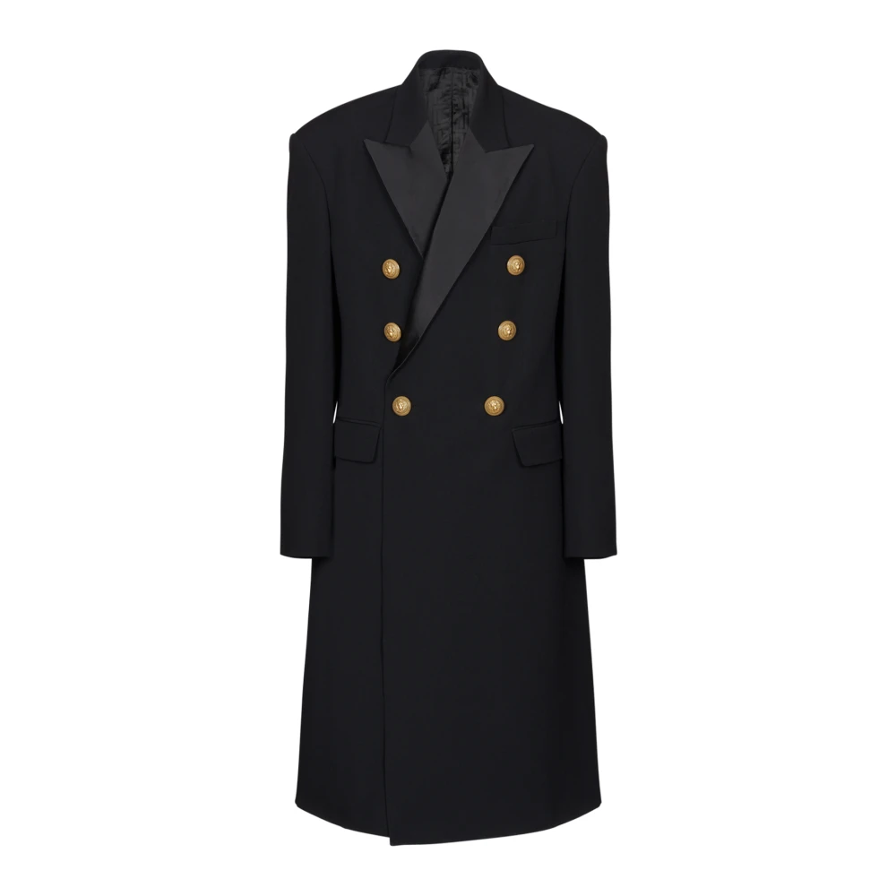 Coats > Double-Breasted Coats - - Balmain - Modalova