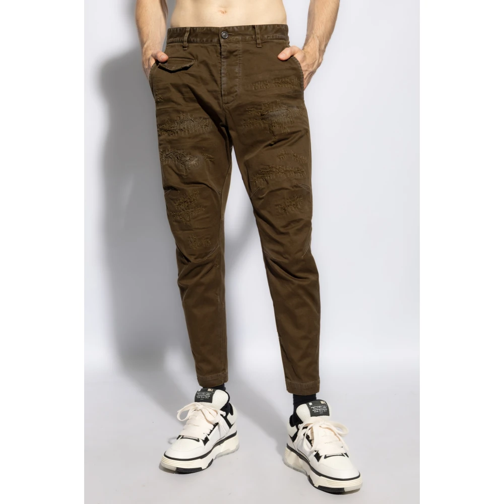 Dsquared2 Chino broek Brown Heren