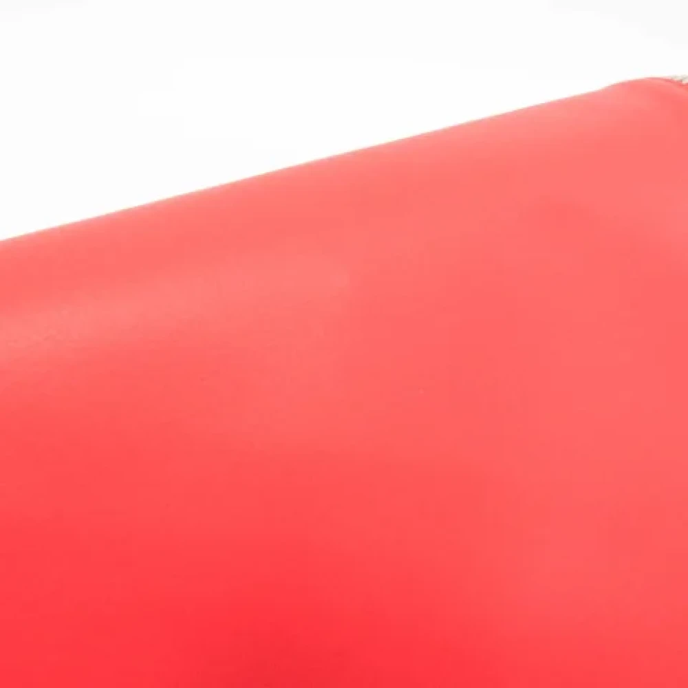 Bottega Veneta Vintage Pre-owned Leather clutches Red Dames