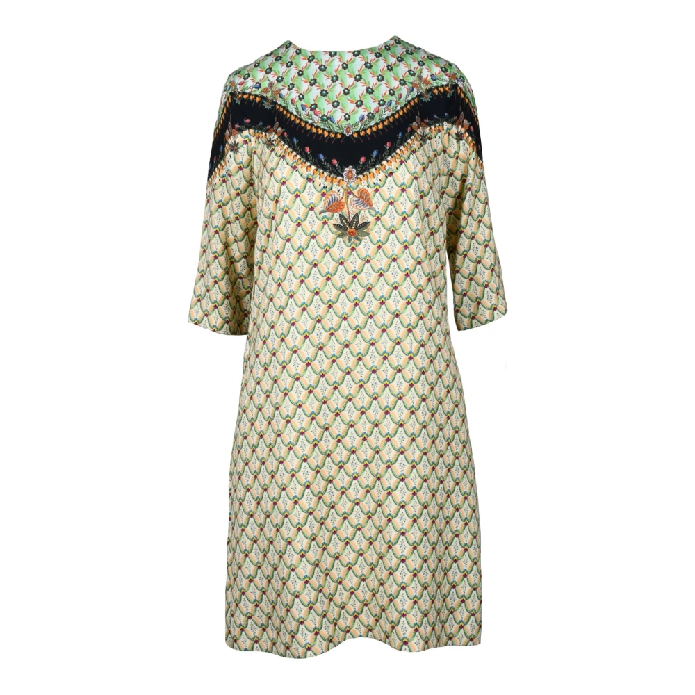 ETRO Damesjurk in Viscose Elastaan Multicolor Dames