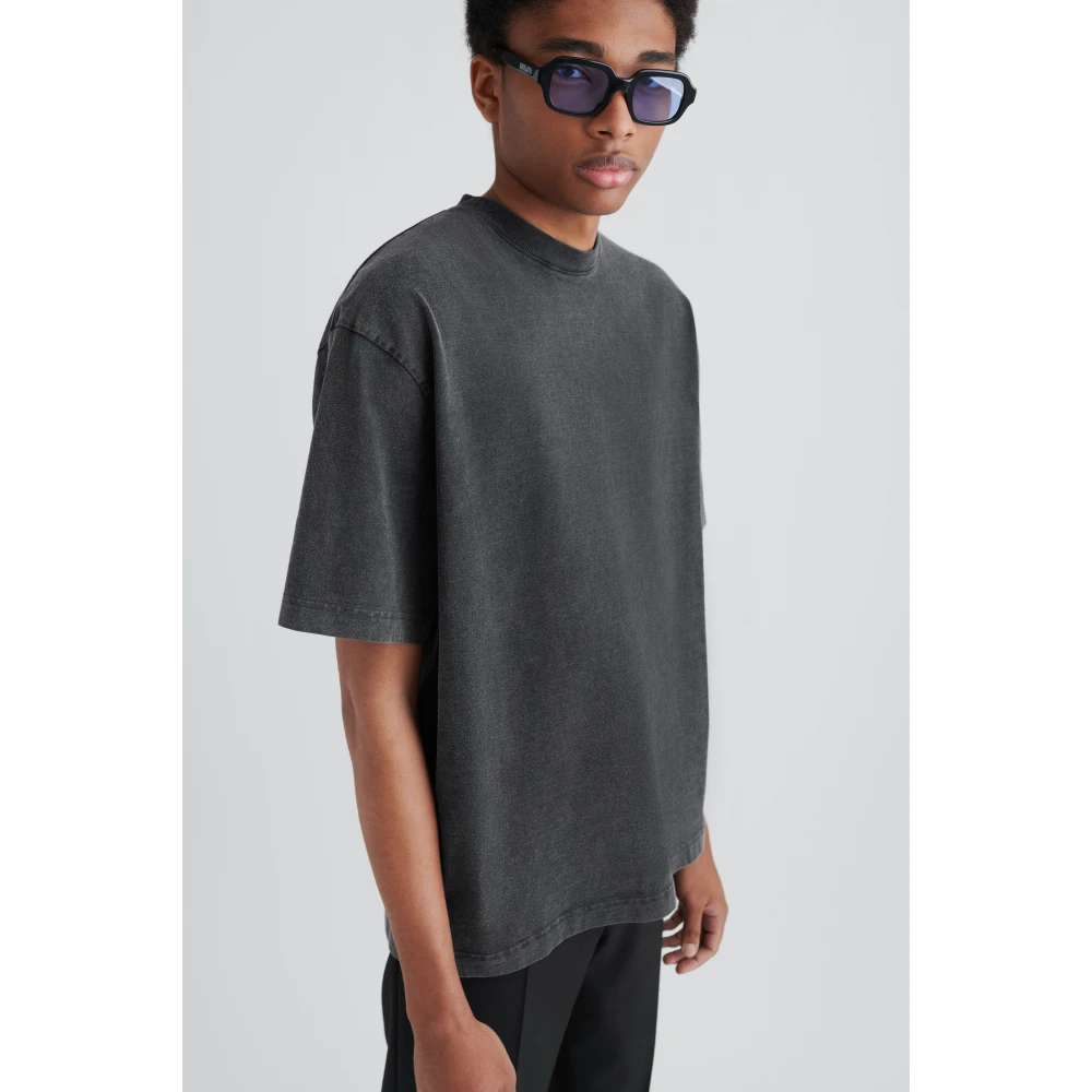 Axel Arigato Geborduurde Oversized T-shirt Black Heren