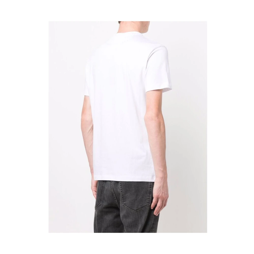 Emporio Armani Eagle Logo Katoenen T-shirt White Heren