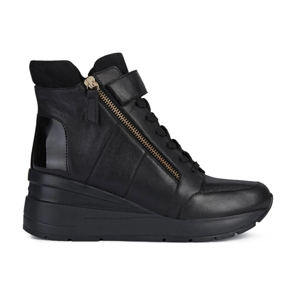 Geox Women's Black Ankle Boots,, Zosma Booties Size 5 Uk