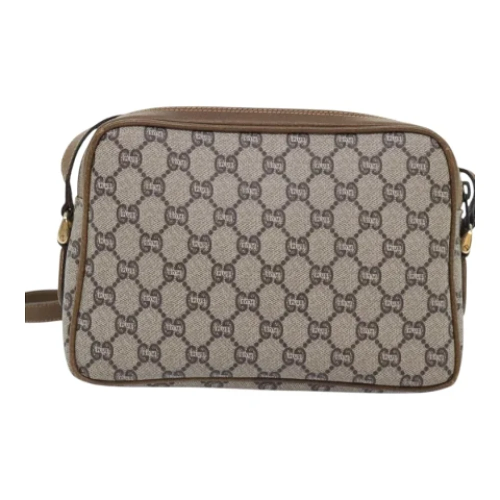 Gucci Vintage Pre-owned Leather gucci-bags Beige Dames