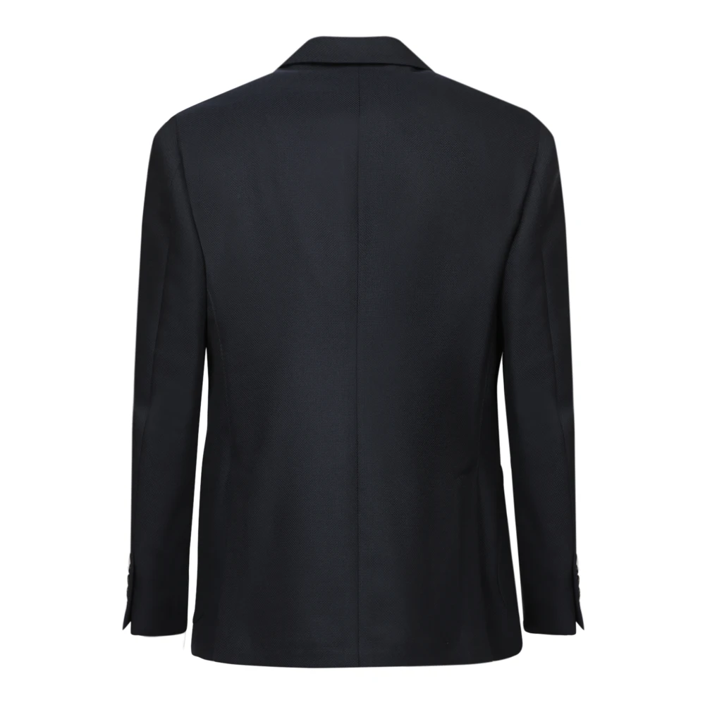 Lardini Zwarte Blazer voor Mannen Aw24 Black Heren