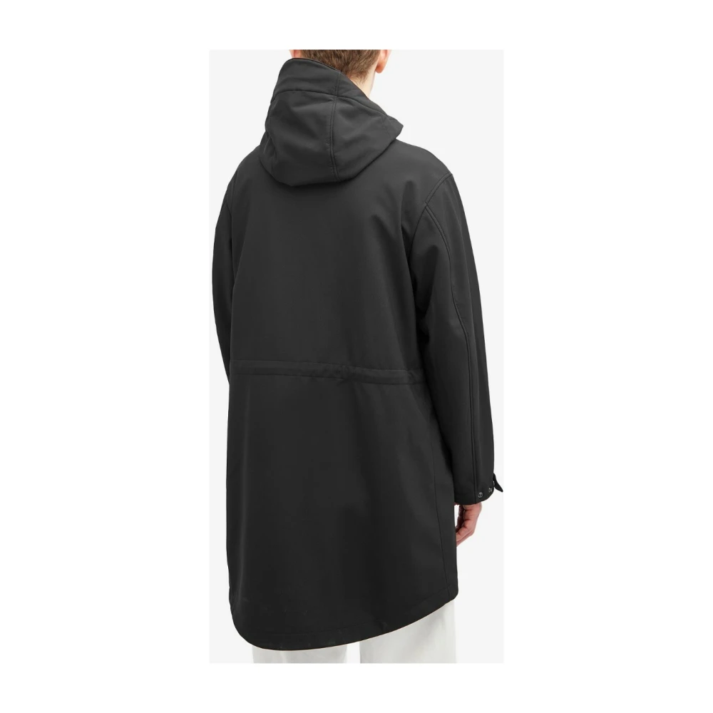 C.P. Company Zwarte Shell-R Hooded Parka Jas Black Heren