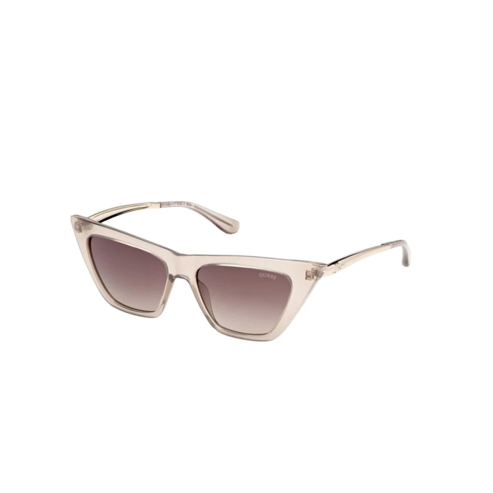 Guess Beige Rectangular Sunglasses - Female - Sunglasses - 53 Mm - Accessories