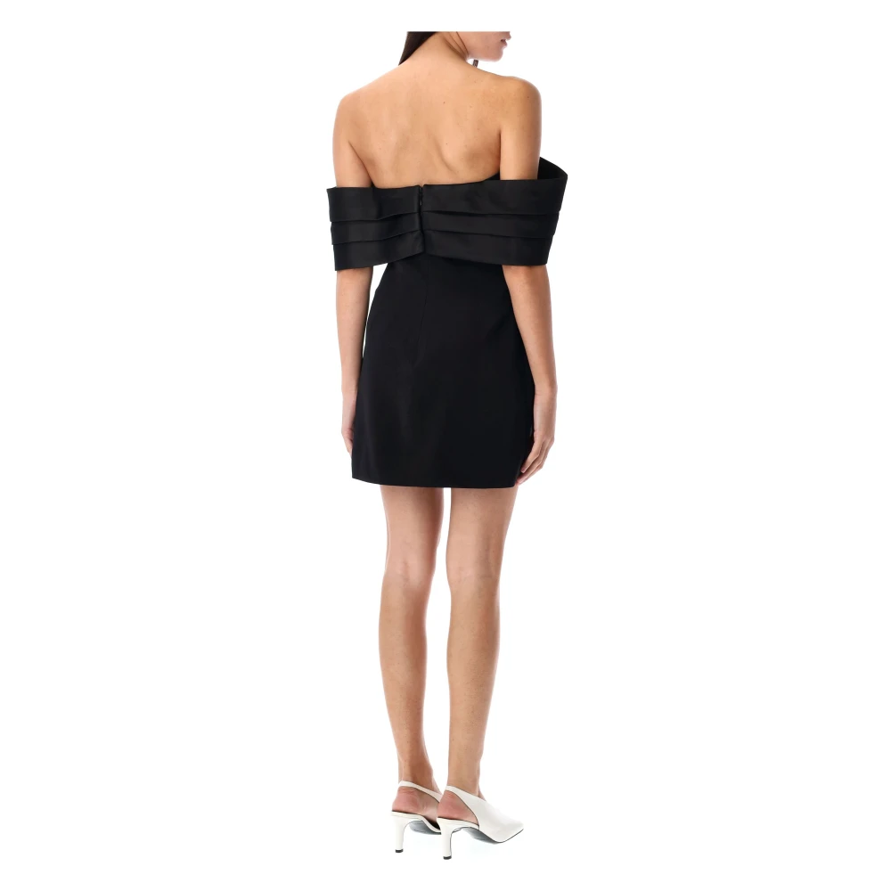 Anine Bing Fleur Mini Jurk Black Dames